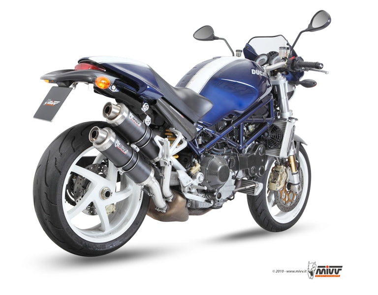MIVV GP Carbon Slip-On Exhaust (D.011.L2S)