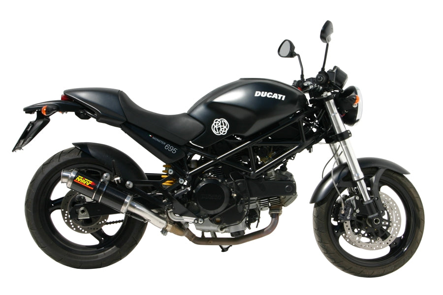 MIVV GP Carbon Slip-On Exhaust (D.019.L2S) for 2006-2008 Ducati Monster 695