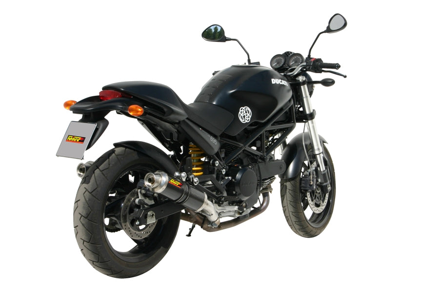MIVV GP Carbon Slip-On Exhaust (D.019.L2S) for 2006-2008 Ducati Monster 695