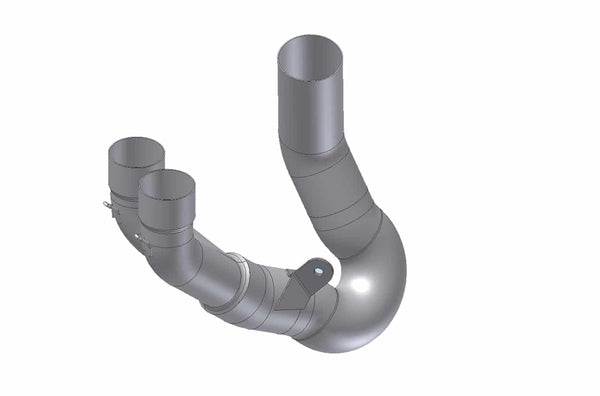 MIVV No-Kat Pipe (D.045.C1) for 2019-2020 Ducati Hypermotard 950