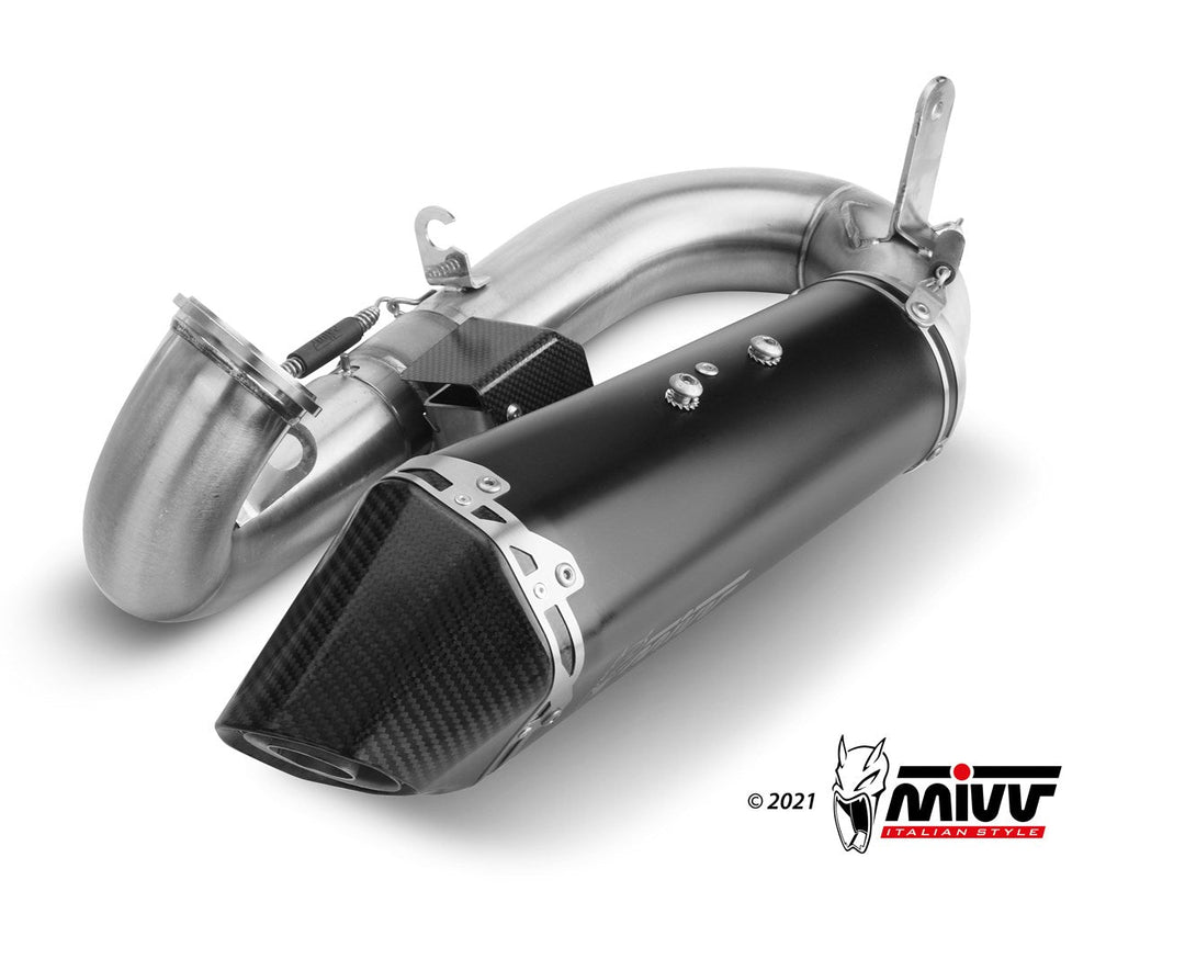 MIVV Delta Race Black Slip-On Exhaust (D.046.LDRB)