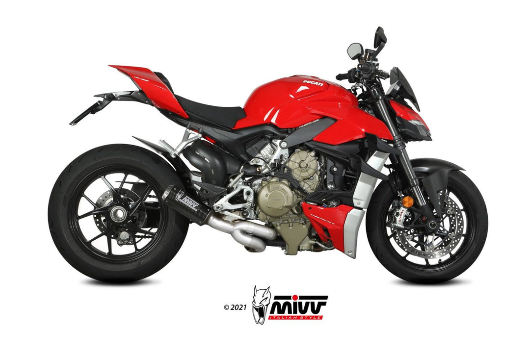 MIVV MK3 Carbon Full System Exhaust (R.DU.0006.SM3C) for 2018-2022 Ducati Panigale V4