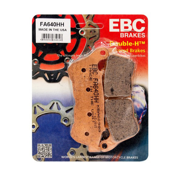 EBC 14-22 Harley-Davidson Sportster XL883 L Superlow w/Cast Wheel Front Left HH Sintered Brake Pads — FA640HH