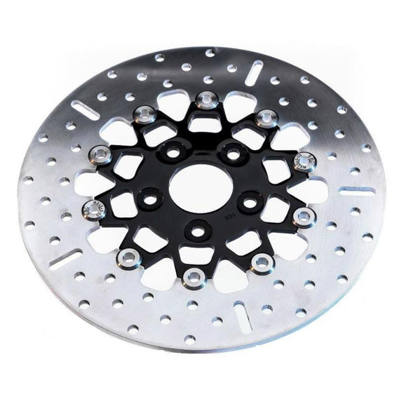 EBC 04-06 Harley-Davidson Sportster XL 883 Hugger Rear Black Chrome Rotor — RSD019BLK
