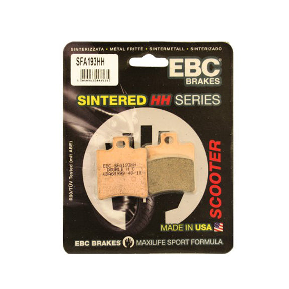 EBC 98-99 Yamaha CW 50 Bws Front Left Sintered HH/R Brake Pads — SFA193HH