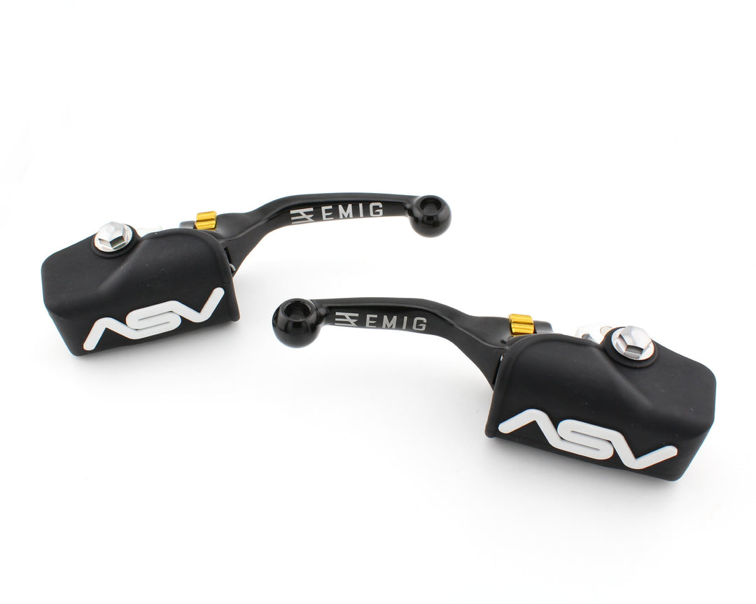 EMIG F4 PRO PACK+ Hydraulic Clutch and Brake Lever Pair Pack for 21+ Honda CRF450R, CRF250R Factory Works 