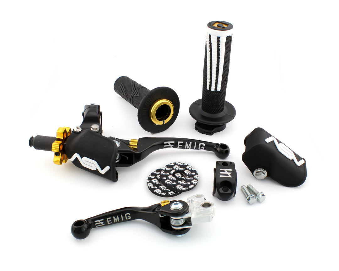 EMIG F4 PRO PACK+ Clutch and Brake Lever Pair Pack for Yamaha YZ65, YZ85 
