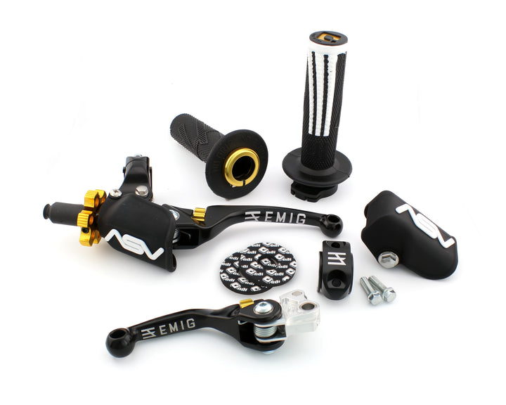 EMIG F4 PRO PACK+ Clutch and Brake Lever Pair Pack for Yamaha YZ65, YZ85 