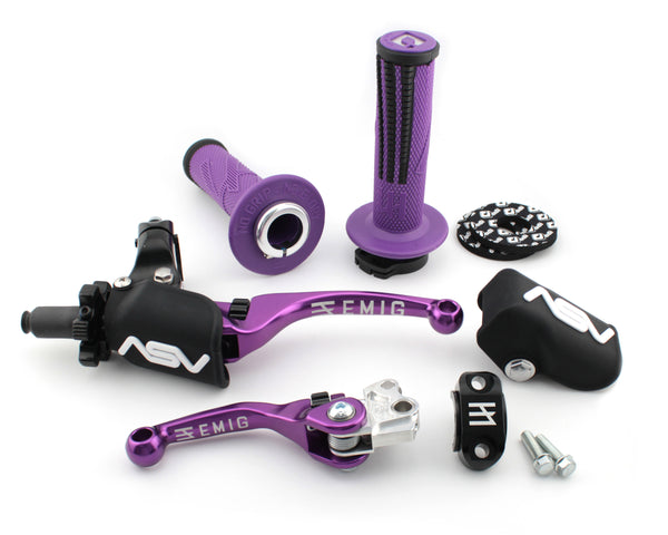 EMIG F4 PRO PACK+ Clutch and Brake Lever Pair Pack for Yamaha YZ125, YZ250, YZ450 #EMF41306YPX