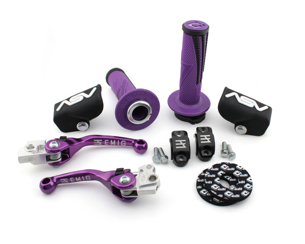 EMIG F4 PRO PACK+ Hydraulic Clutch and Brake Lever Pair Pack for Husqvarna Motocross