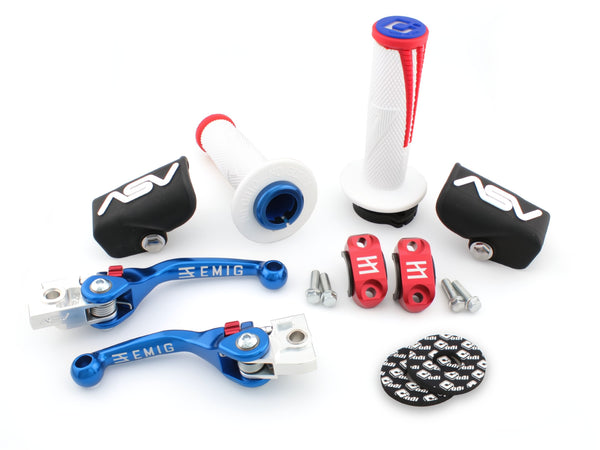 EMIG F4 PRO PACK+ Hydraulic Clutch and Brake Lever Pair Pack for Kawasaki 21-25 KX250, 19-23 KX450 #EMF41414