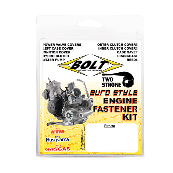 Bolt Engine Fastener Kit, 2-Stroke - KTM 125-200 SX / XC / EXC, Husqvarna TC / TE 125 (2003-2016)