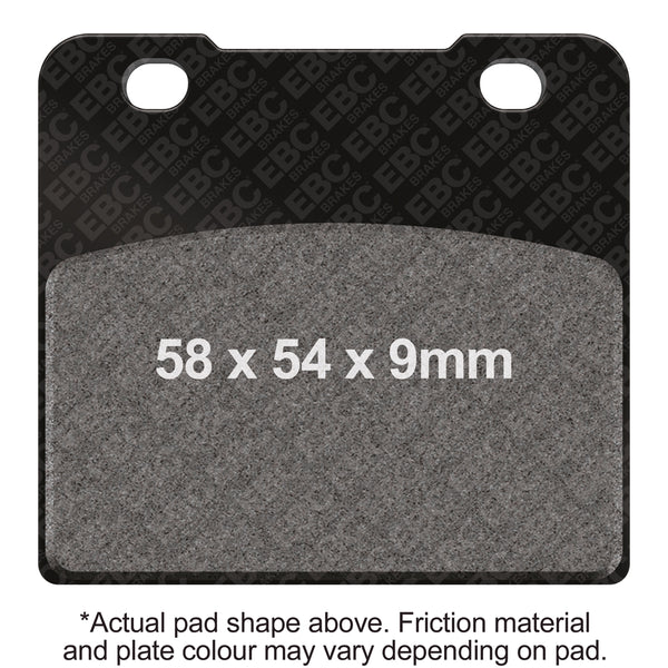 EBC 86-87 Suzuki VS 700 Front Left/Right Semi-Sintered Vee Brake Pads — FA103V