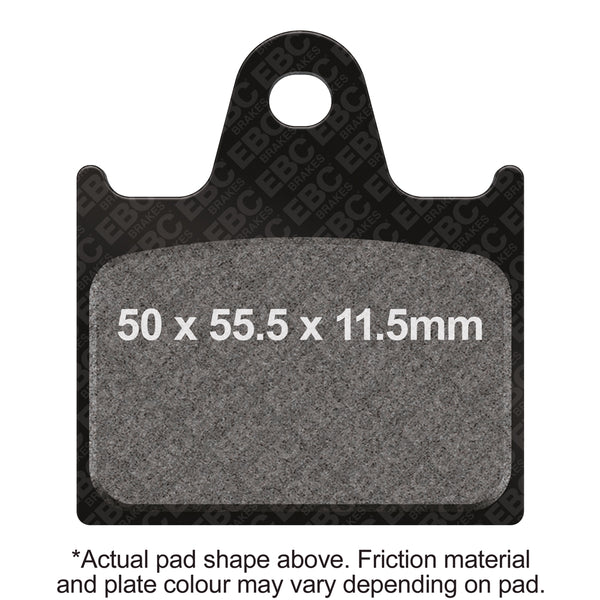 EBC 17-18 Honda PVT 1000 PVT 1000 RS Pursuer Rear Left FA-SFA-TT-X Brake Pads — FA109
