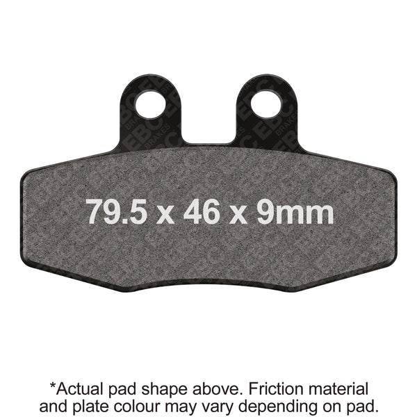 EBC 90-91 KTM 125 D-XC/E-XC/E-GS Grimeca Calipers Front Left FA-SFA-X Brake Pads — FA132X