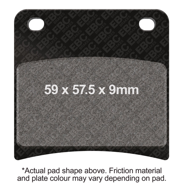 EBC 1988 Suzuki GSX 600 FJ Katana Front Left/Right Sintered HH/R Brake Pads — FA146HH