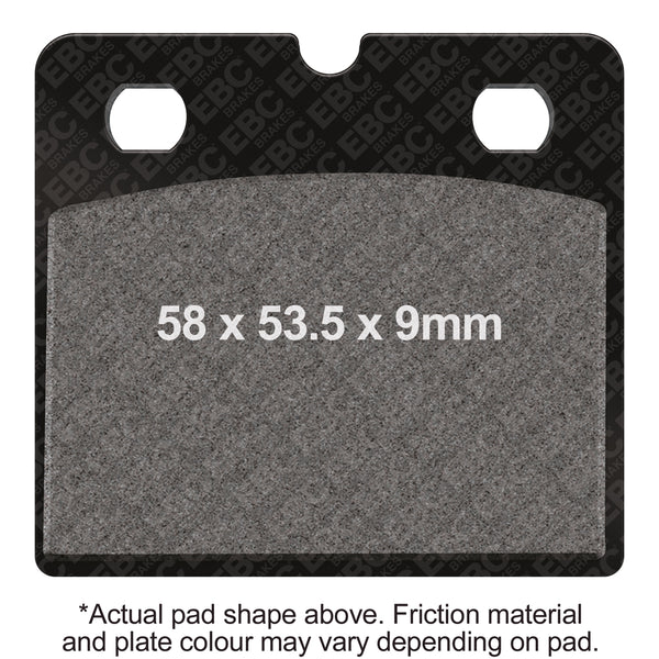 EBC 90-96 BMW K 75 75-S ABS Model Front Left/Right Sintered HH/R Brake Pads — FA171HH
