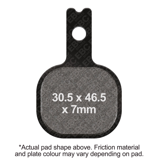 EBC ISR Calipers 22-034 (6 Piston Small) Front Organic Brake Pads — FA184