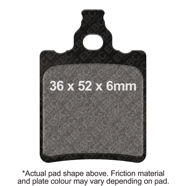 EBC 2000 KTM SX 60 Rear Left R Series Sintered Brake Pads — FA337R