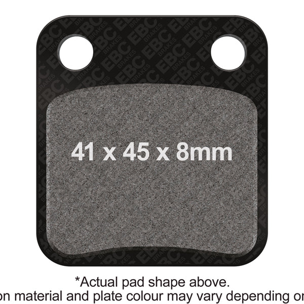 EBC 1982 Honda MB5 Front Left Sintered HH/R Brake Pads — FA54HH