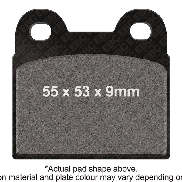 EBC 78-80 BMW R 45 45 N Single Rotor w/ATE Caliper Front Left/Right Semi-Sintered Vee Brake Pads — FA57V