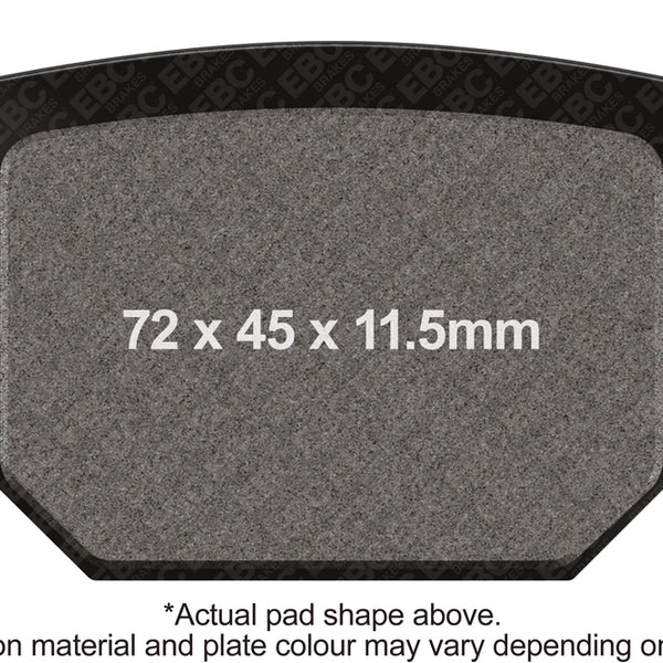 EBC 1980 Suzuki GS 550 ET Front Left/Right FA-SFA-X Brake Pads — FA65