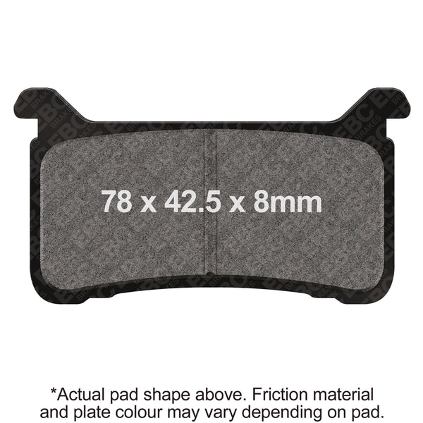 EBC 18-21 Honda CBR 600 RR Model Front Left/Right EPFA HH Brake Pads — EPFA700HH