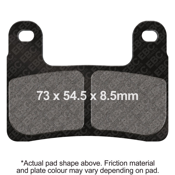 EBC 18-23 BMW S 1000 R (Disc Fitting Kit Required) Front Left/Right GPFAX HH Race Brake Pads — GPFAX724HH