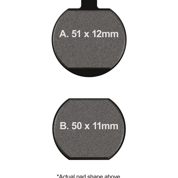 EBC 80-82 Kawasaki KZ 440 A Front Left/Right FA-SFA-X Brake Pads — FA73