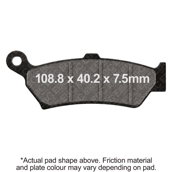 EBC 23-25 BMW R 1300 GS Spoked Wheel Rear Left HH Sintered Brake Pads — FA781HH