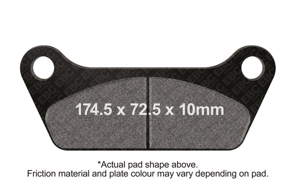 EBC 80-83 Harley-Davidson Touring FLT/FLHT Rear Right FA-SFA-TT-X Brake Pads — FA79