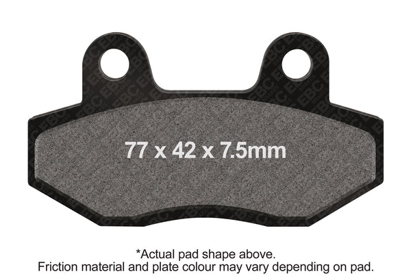 EBC 06-07 Hyosung MS3 125 Front Left/Right Sintered HH/R Brake Pads — SFA86HH