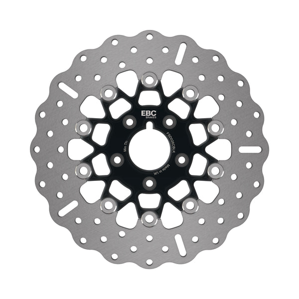 EBC 84-87 Harley-Davidson Sportster (w/Girling Caliper) Frt Left/Right Floating Disc Conversion — FSD026CBLK