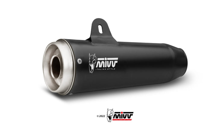 MIVV Ghibli Black Dual Slip-On Exhaust (M.010.LGB)