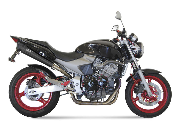 MIVV X-Cone Black Slip-On Exhaust (H.020.LC3B) for 2003-2006 Honda Hornet 600