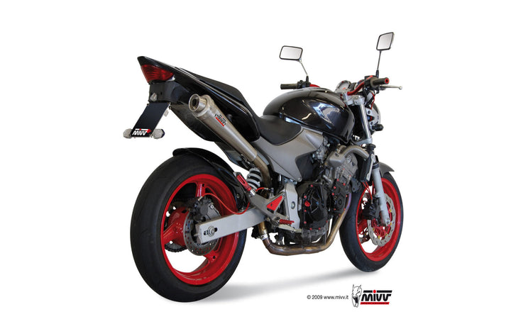 MIVV X-Cone Stainless Slip-On Exhaust (H.020.LC3) for 2003-2006 Honda Hornet 600