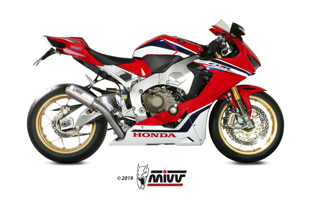 MIVV MK3 Stainless Slip-On Exhaust (H.070.SM3X) for 2017-2019 Honda CBR1000RR