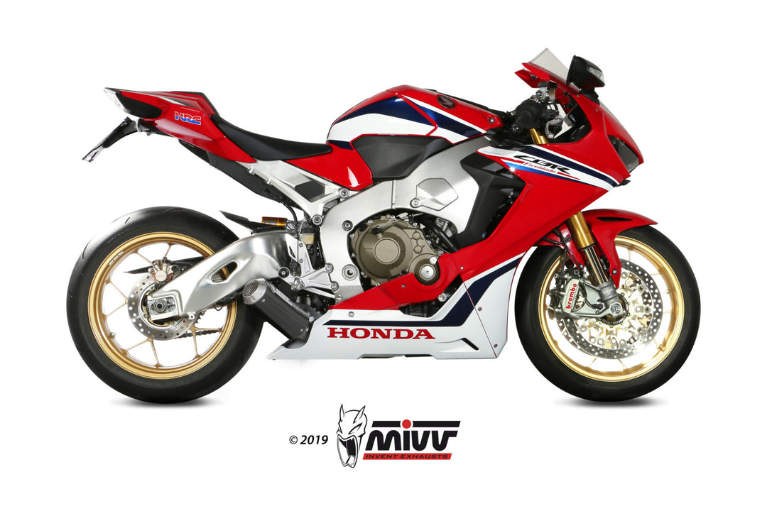 MIVV MK3 Carbon Slip-On Exhaust (H.071.SM3C) for 2017-2019 Honda CBR1000RR