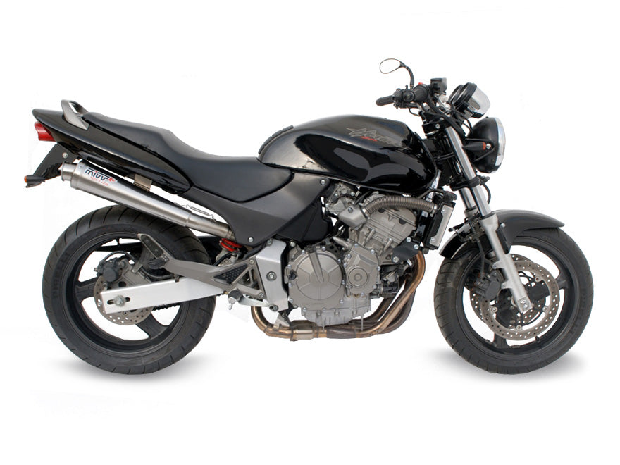 MIVV X-Cone Stainless Slip-On Exhaust (H.018.LC3) for 1998-2002 Honda Hornet 600
