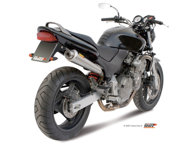 MIVV X-Cone Stainless Slip-On Exhaust (H.018.LC3) for 1998-2002 Honda Hornet 600