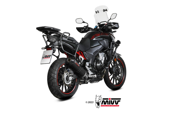 MIVV Oval Full Carbon Slip-On Exhaust (H.084.L3C) for 2021-2023 Honda CB500X