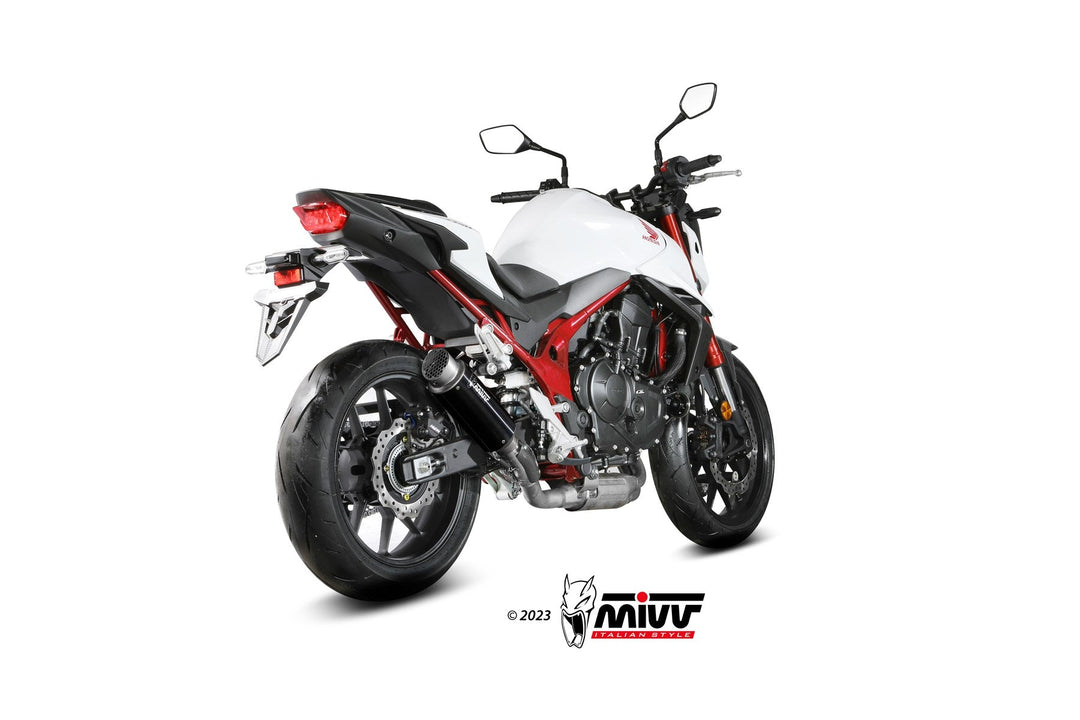 MIVV GPpro Black Slip-On Exhaust (H.085.LXBP) for Honda CB750 Hornet