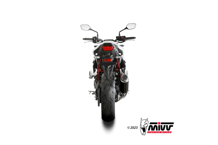 MIVV GPpro Black Slip-On Exhaust (H.085.LXBP) for Honda CB750 Hornet