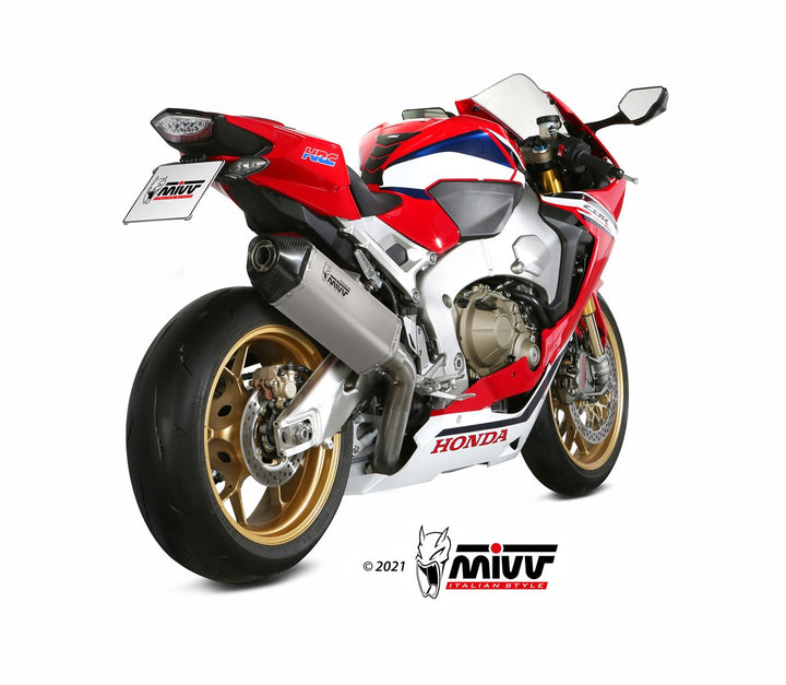 MIVV Speed Edge Titanium Slip-On Exhaust (H.070.LRT) for 2017-2019 Honda CBR1000RR
