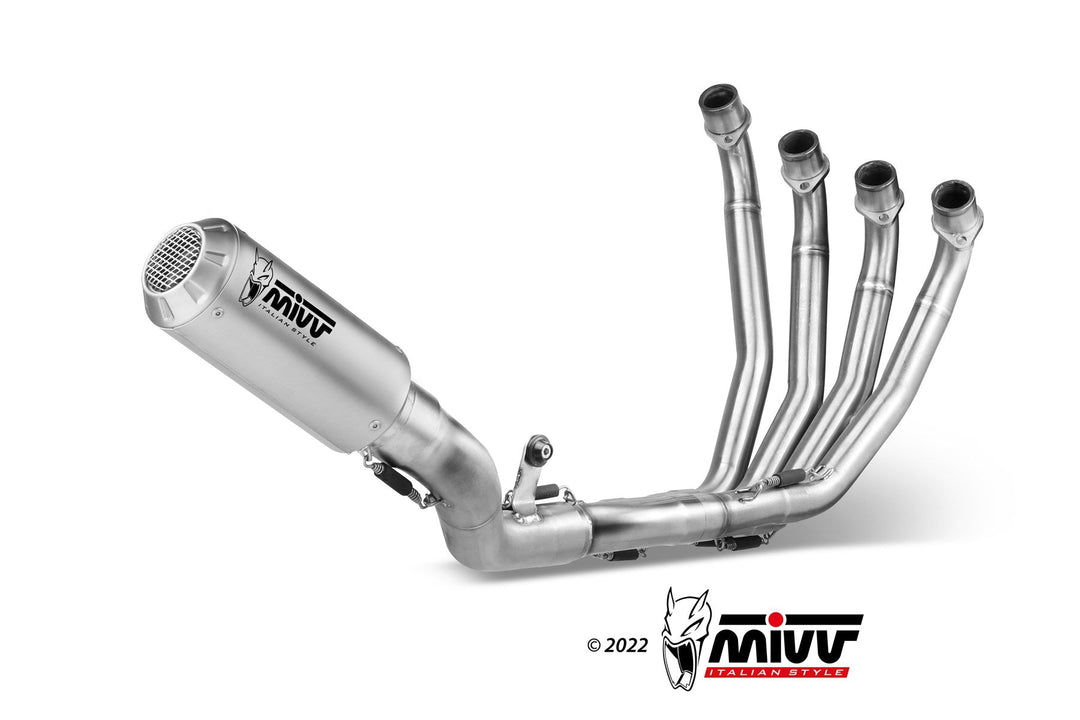 MIVV MK3 Stainless Full System Exhaust (H.072.SM3X) for 2019-2023 Honda CB650R