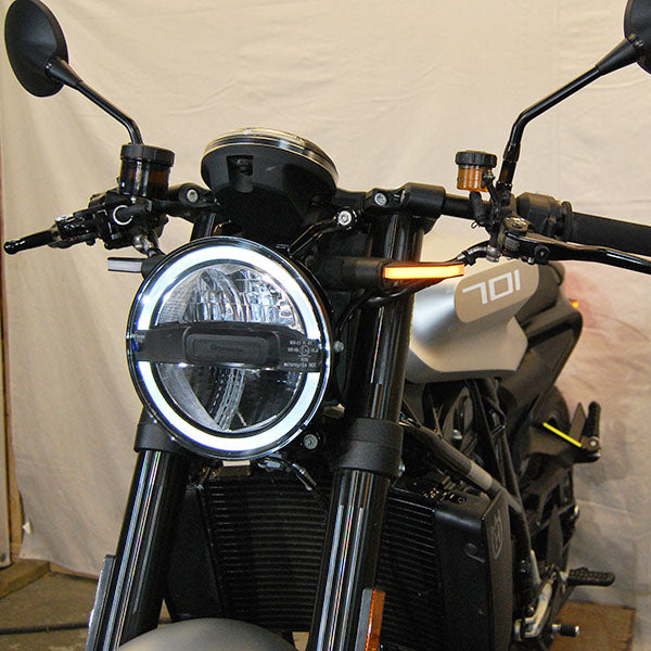 New Rage Cycles 18-22 Husqvarna Vitpilen 701 Front Turn Signals — 701-FB