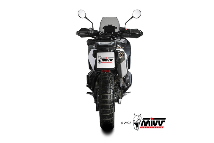 MIVV Speed Edge Stainless Slip-On Exhaust (HU.002.LRX) for 2022-2023 Husqvarna Norden 901