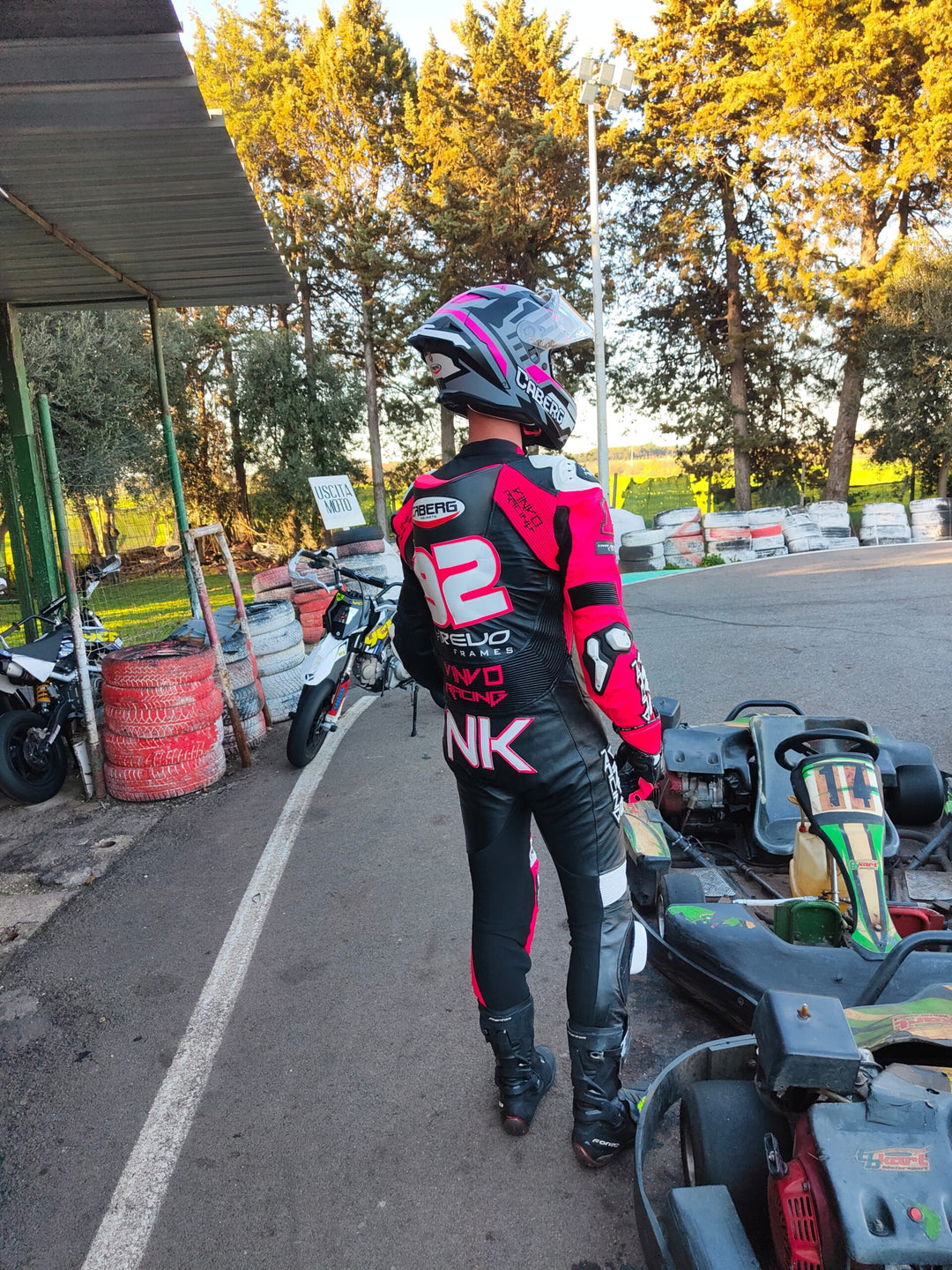 Custom Kangaroo Leather Race Suit