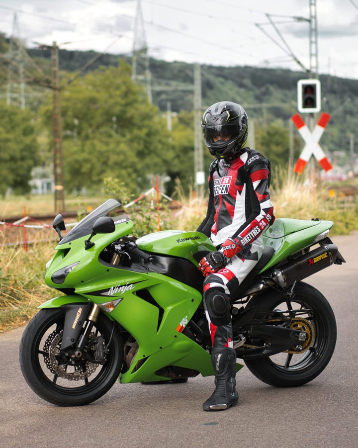 Custom Cowhide Leather Race Suit