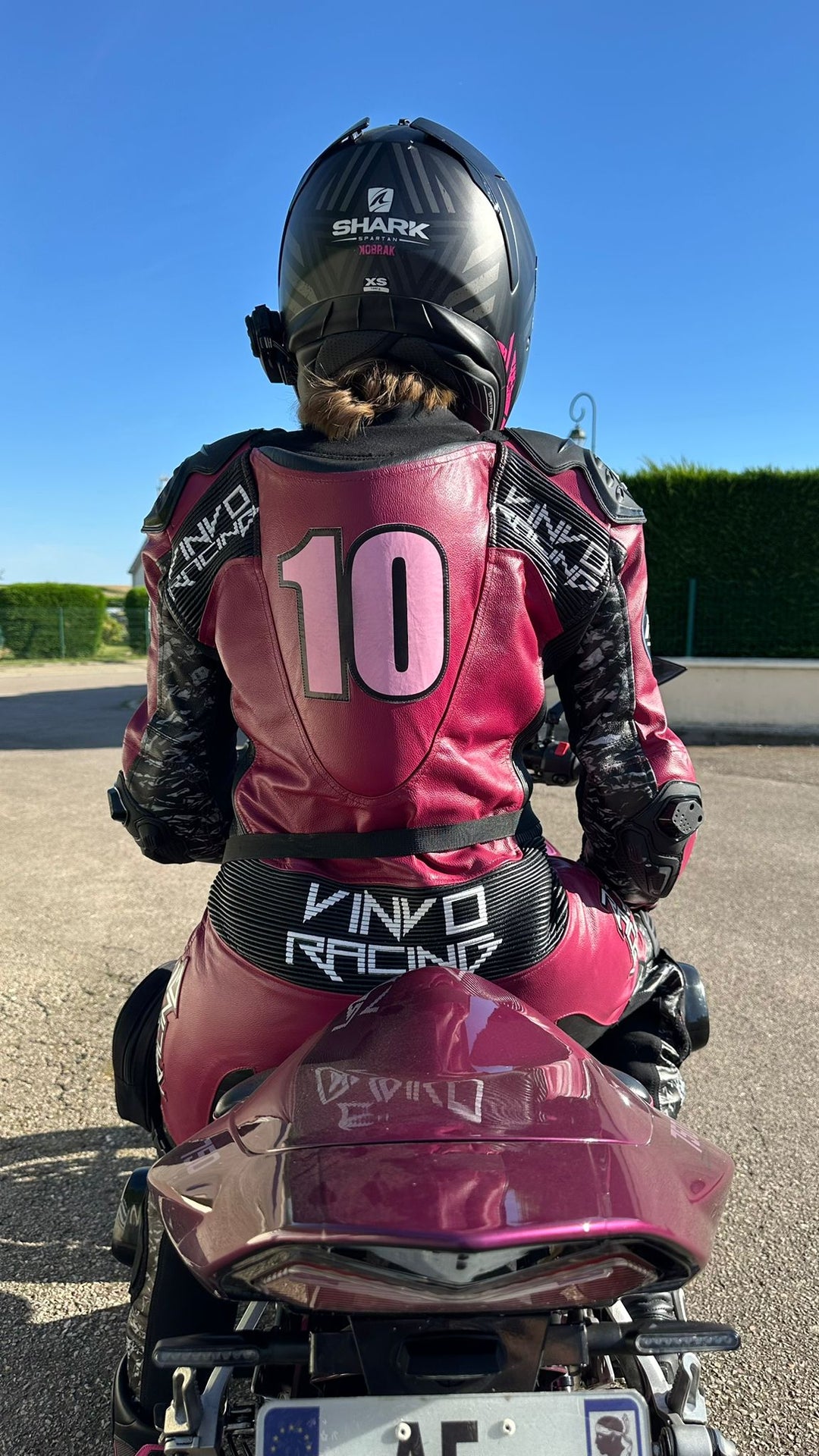 Custom Kangaroo Leather Race Suit